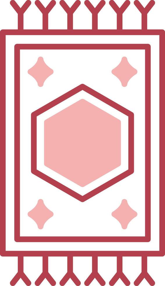 Carpet Solid Two Color Icon vector