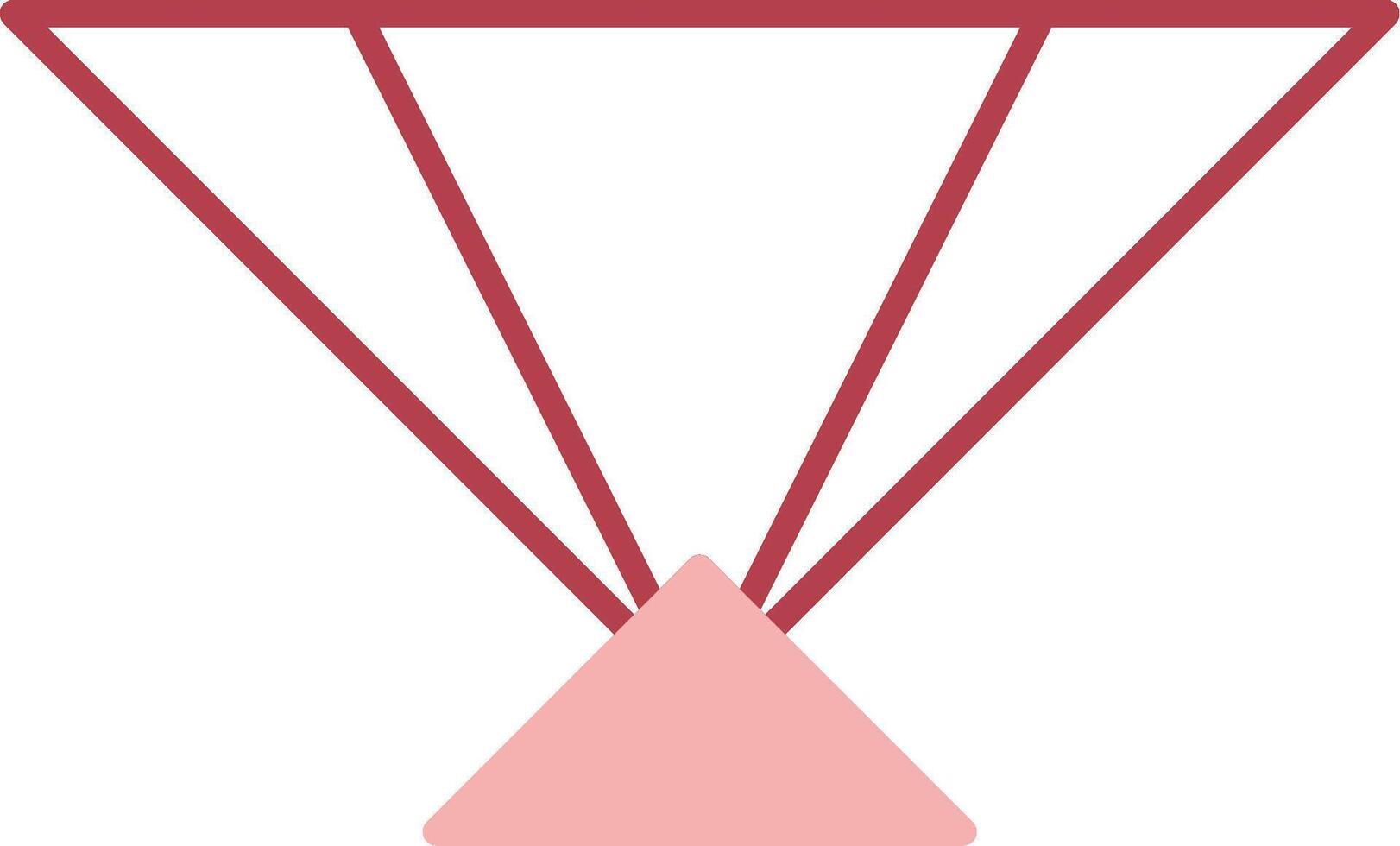 Hand Fan Solid Two Color Icon vector