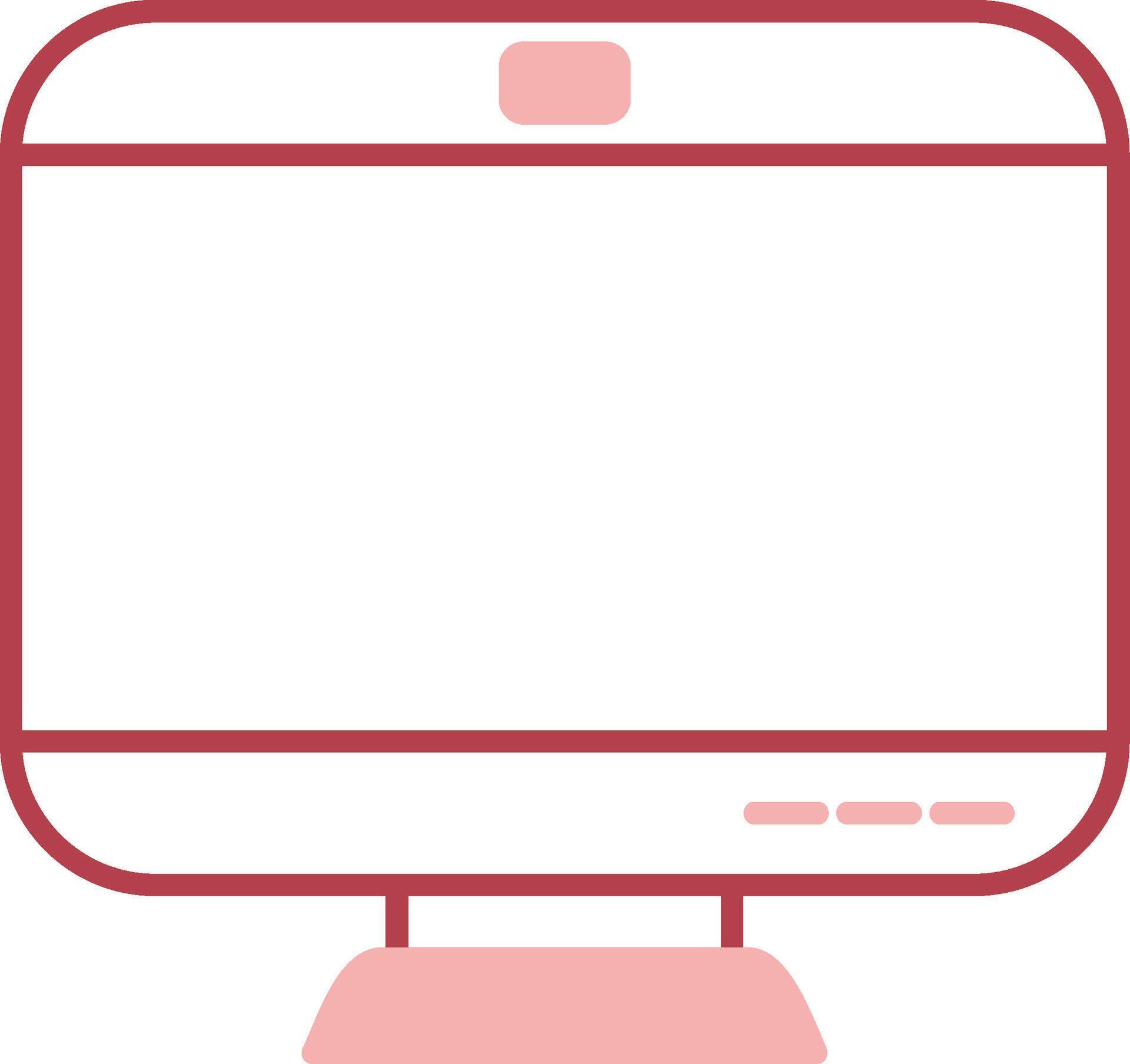 Monitor Solid Two Color Icon 37515376 Vector Art at Vecteezy