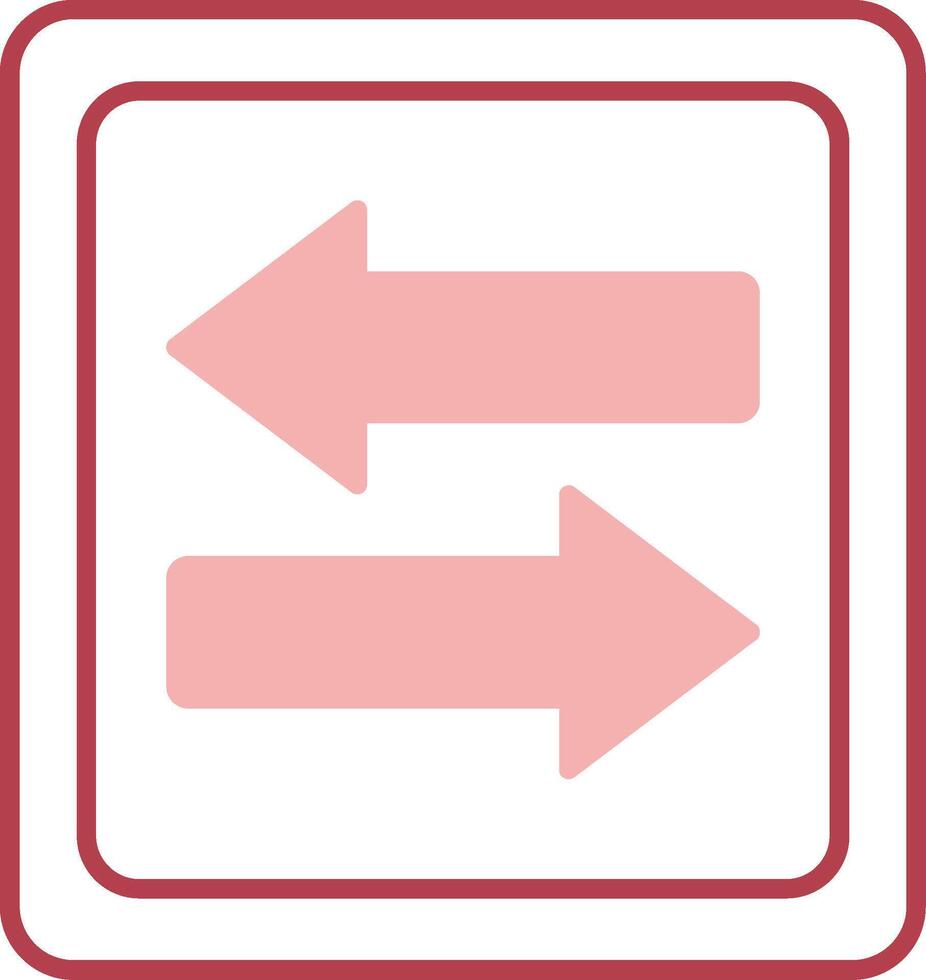solid two color icon vector