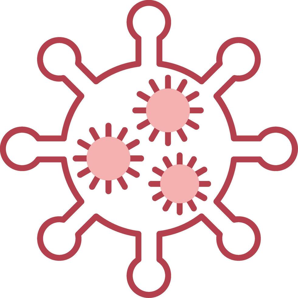 solid two color icon vector