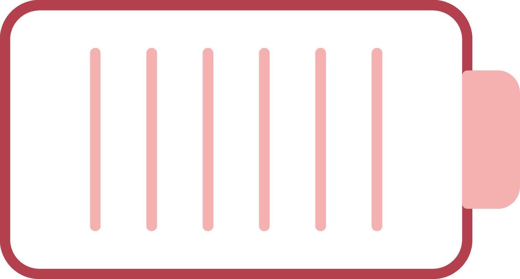 Battery Solid Two Color Icon vector