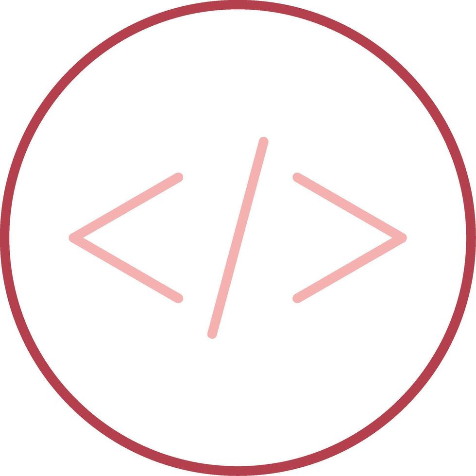 codificación sólido dos color icono vector