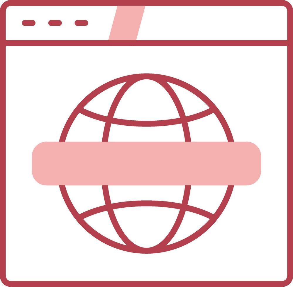 solid two color icon vector