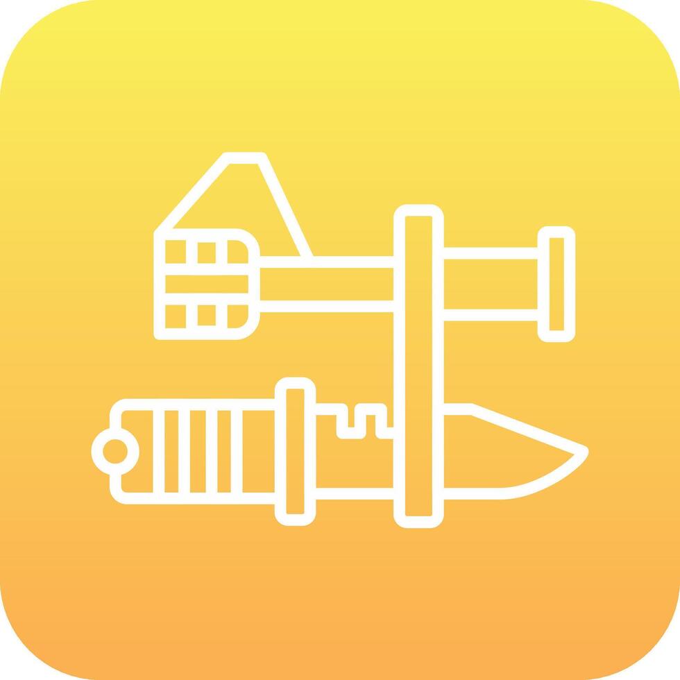 Bayonet Vector Icon