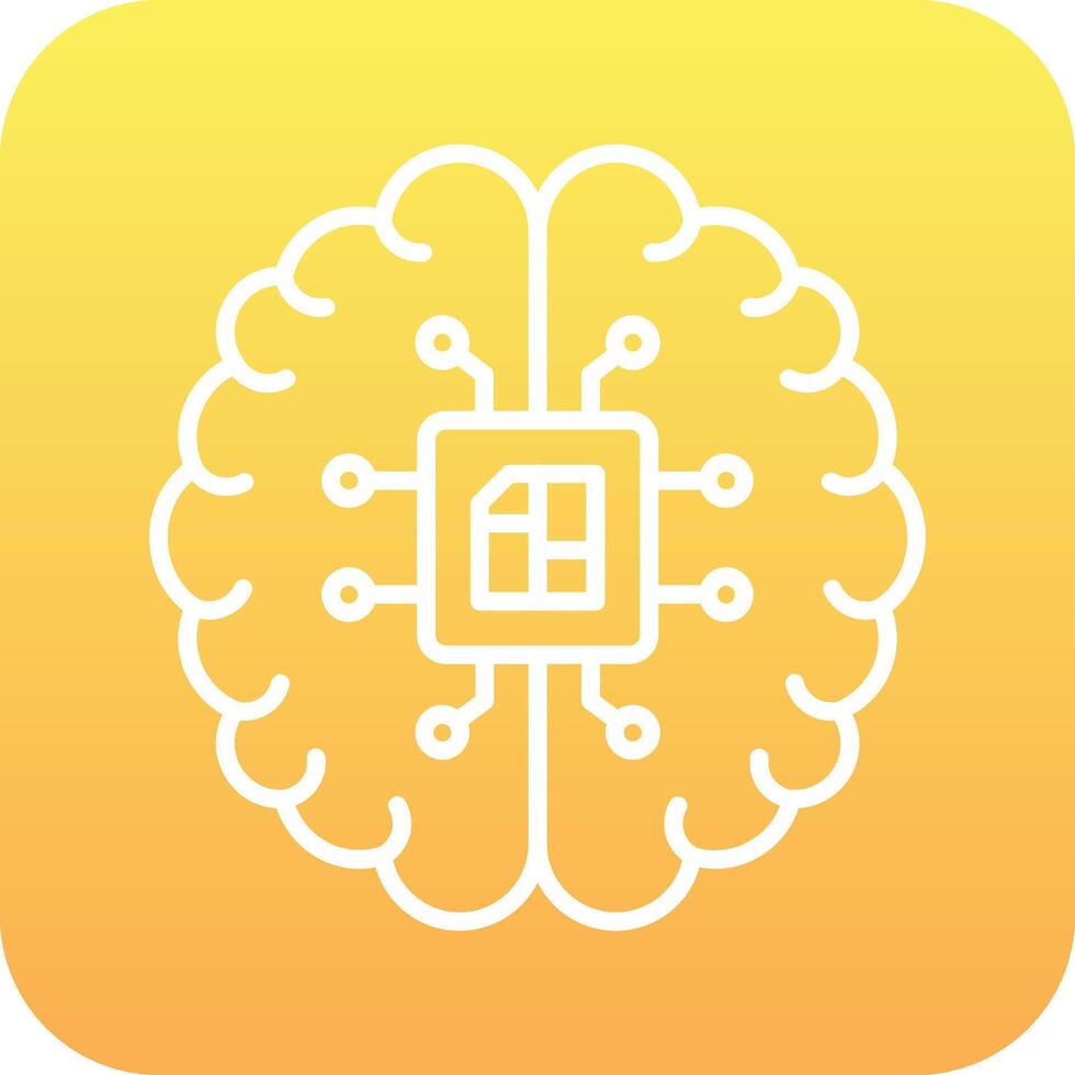 Artificial Intelligence Vector Icon
