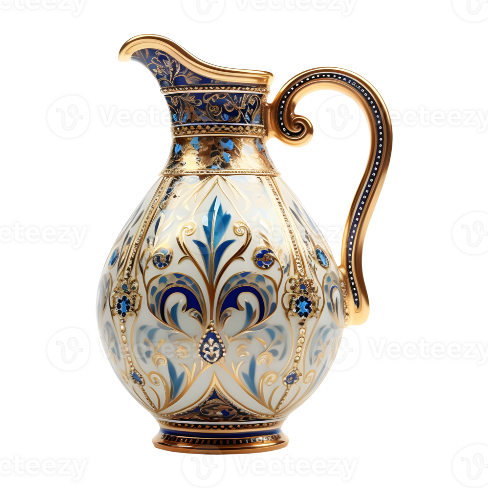 AI generated Traditionally Jar on Transparent background - Ai Generated png