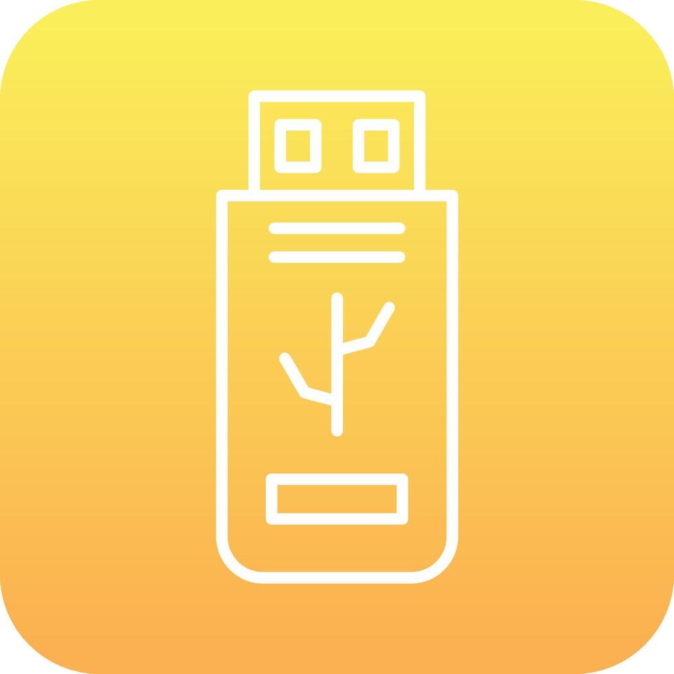 Flash Disk Vector Icon