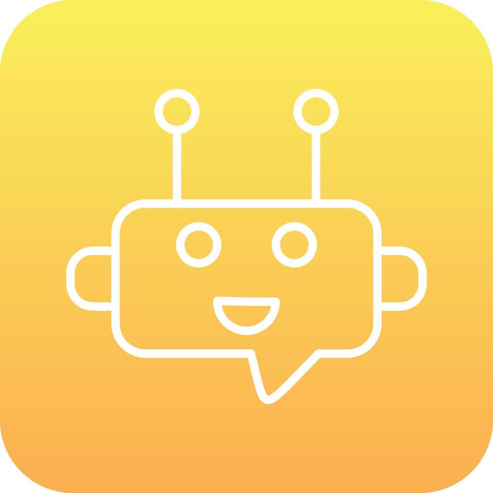 Robot Chat Vector Icon