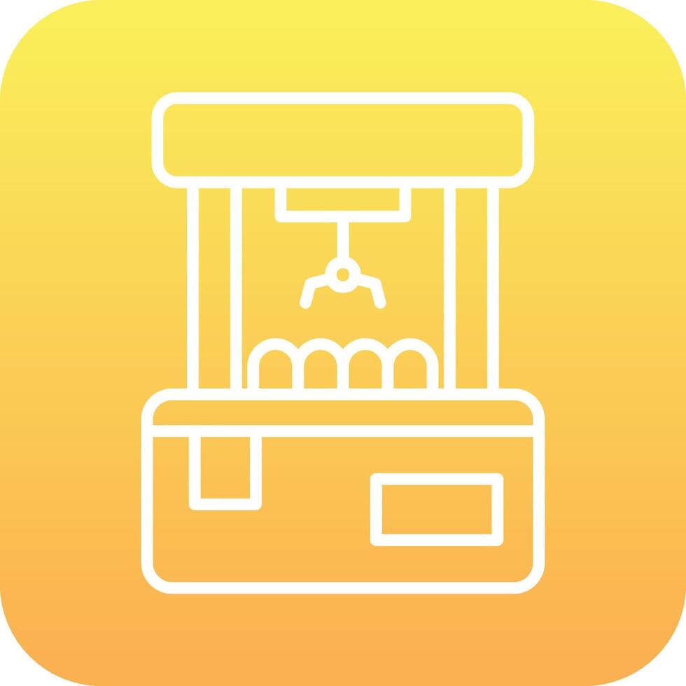 Claw Machine Vector Icon