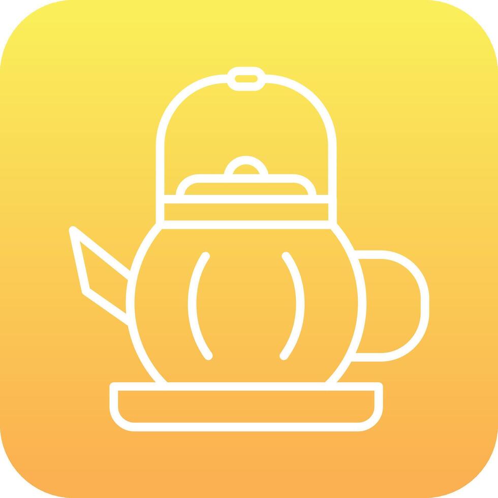 Tea Pot Vector Icon