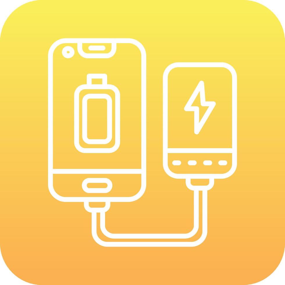 Portable Battery Vector Icon