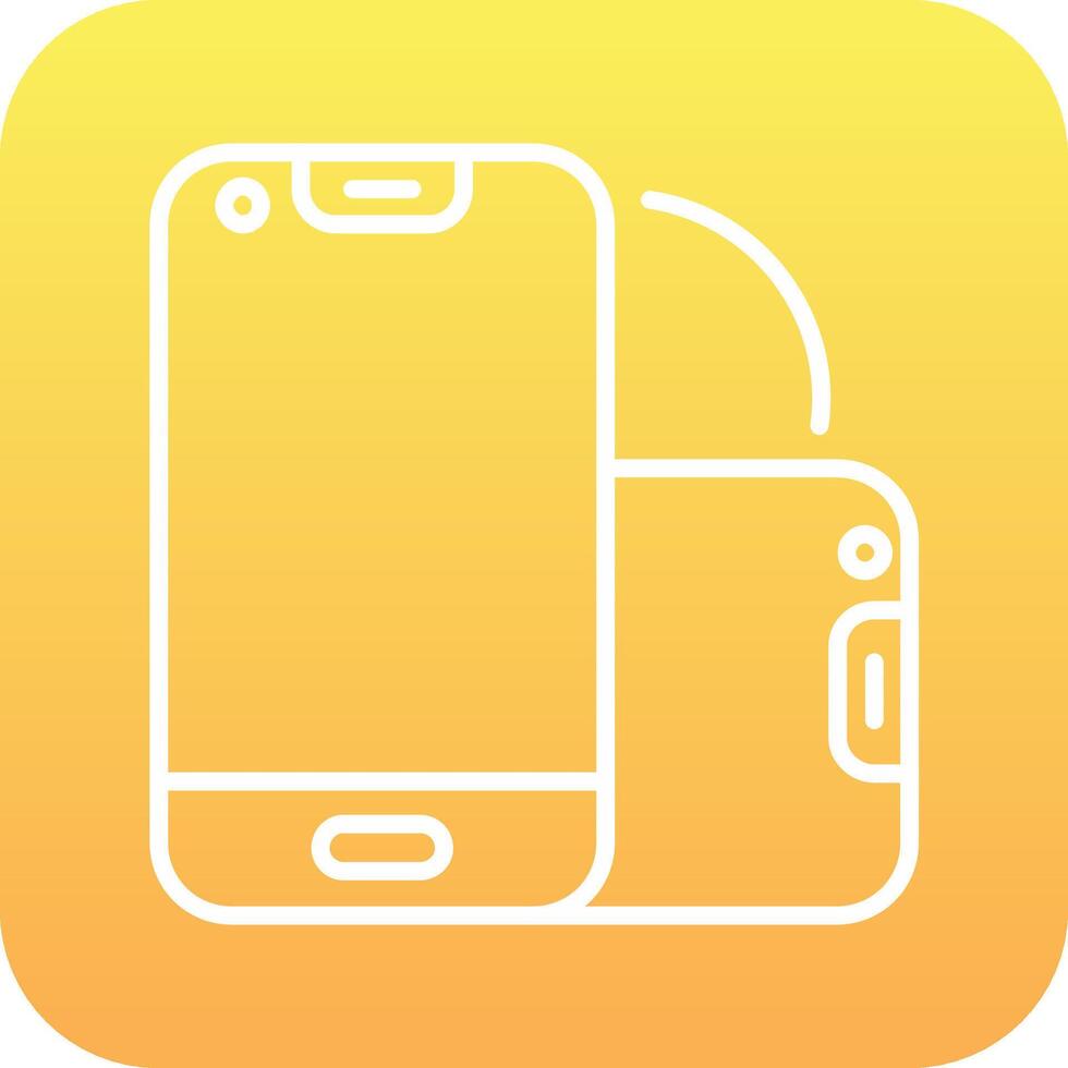 Foldable Smartphone Vector Icon