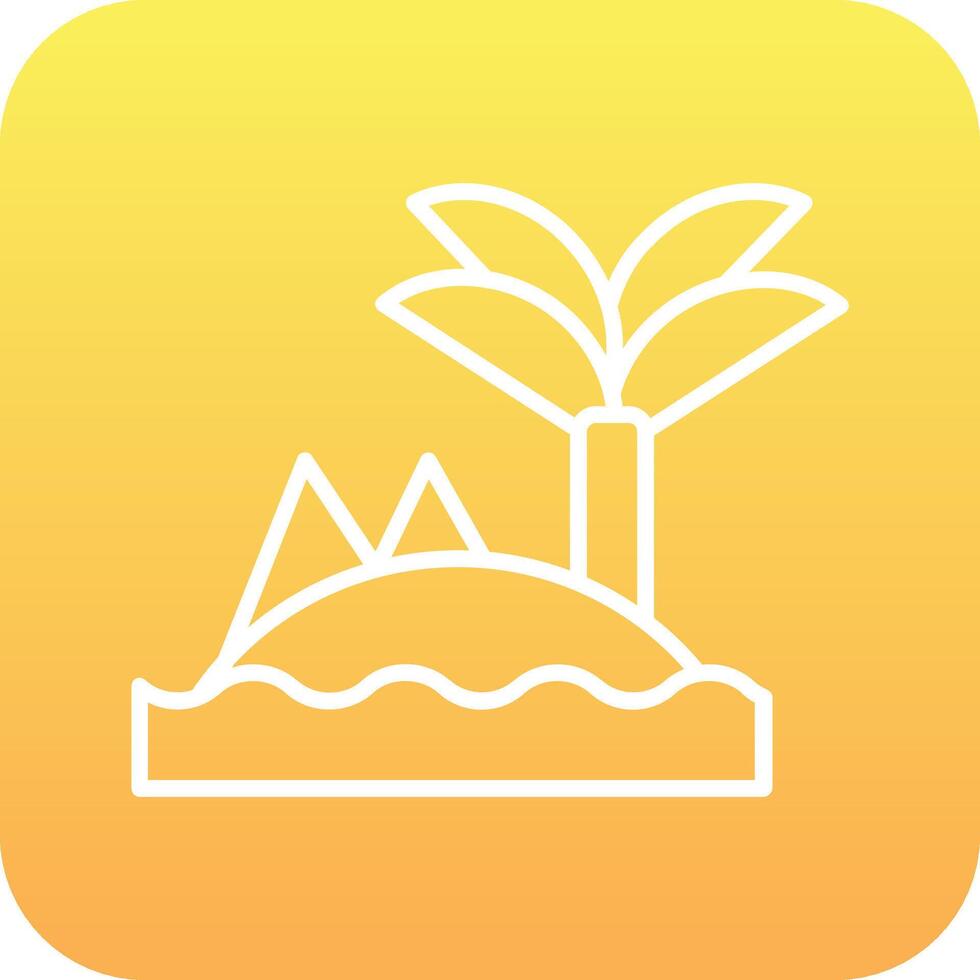 Island Vector Icon
