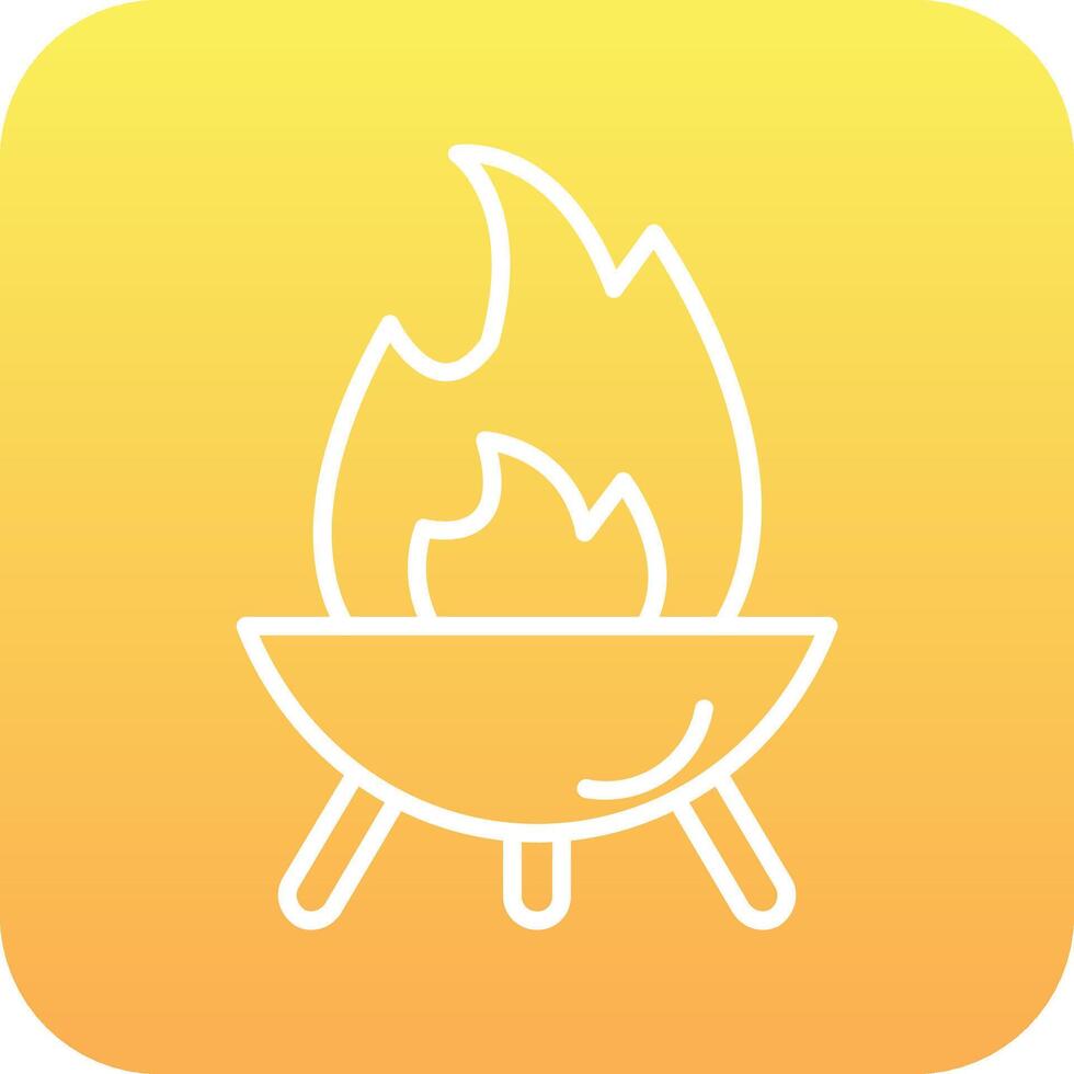 Firepit Vector Icon