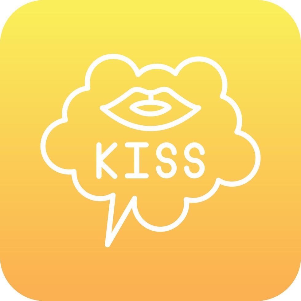 Kiss Vector Icon