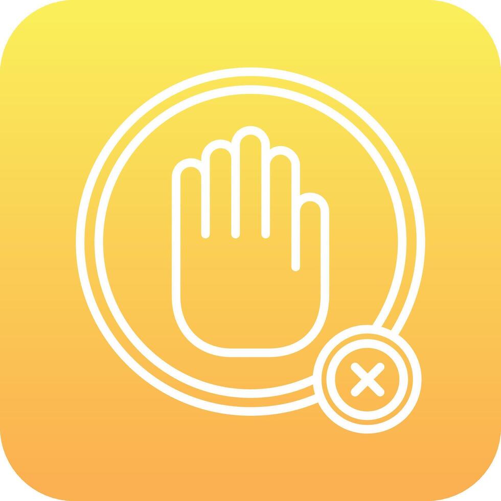 Stop Vector Icon