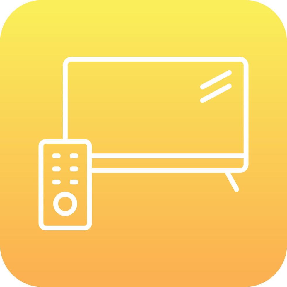 icono de vector de pantalla de tv