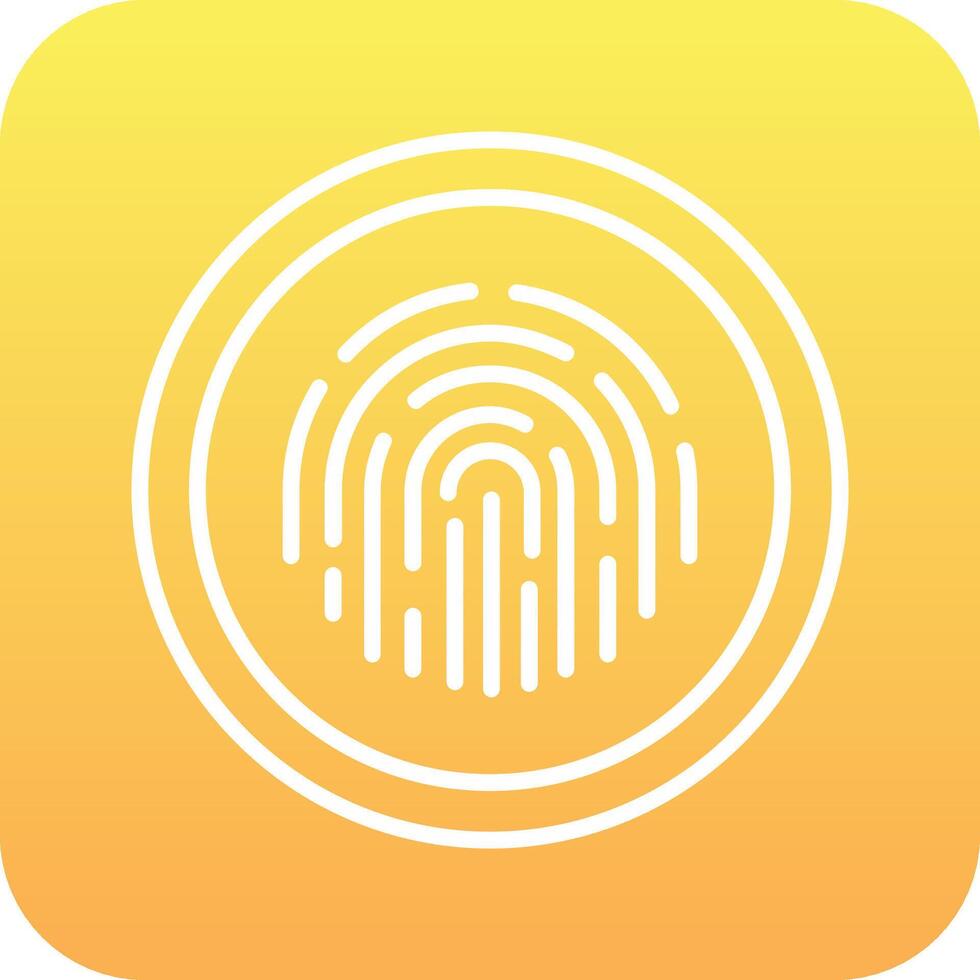 Fingerprint Vector Icon