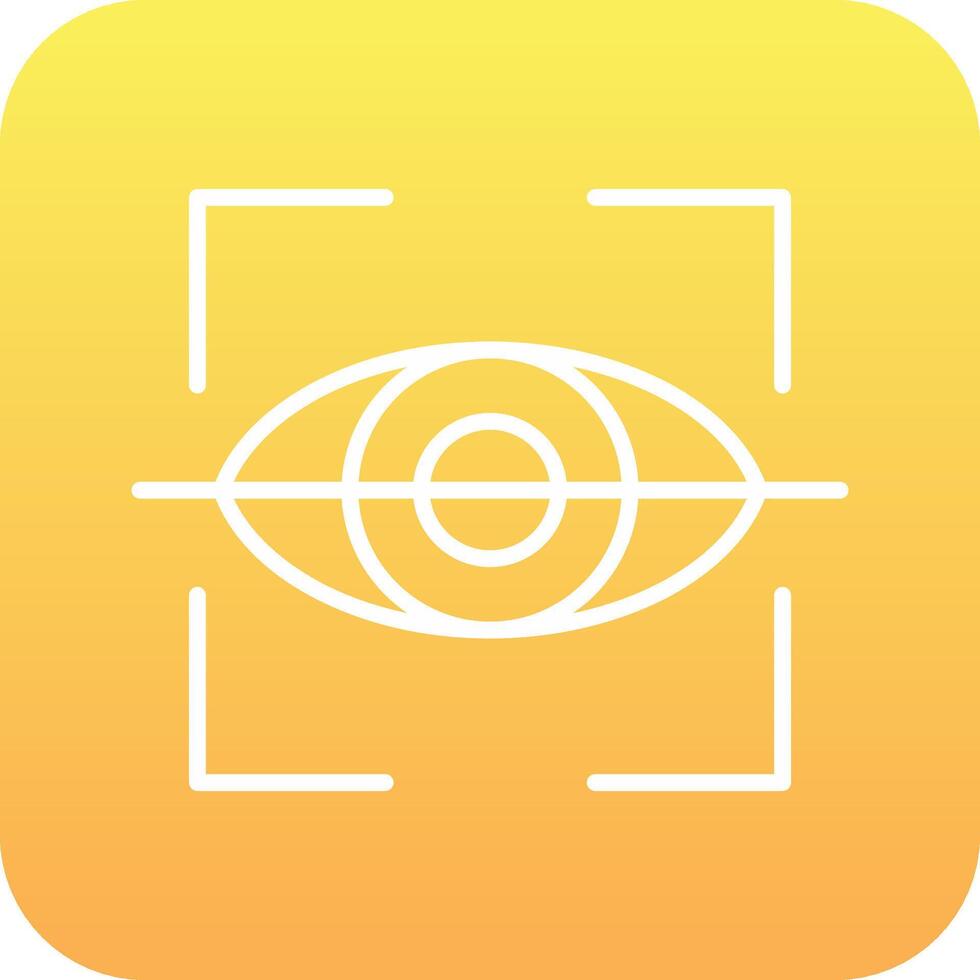 Retinal Scanner Vector Icon