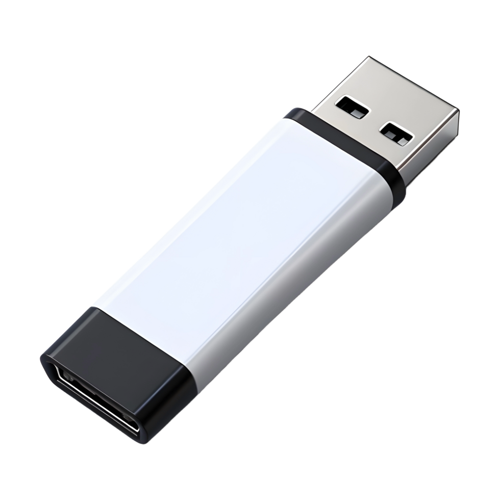 ai generiert Universal- seriell Bus USB auf transparent Hintergrund - - ai generiert png