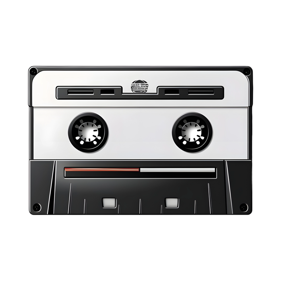 AI generated Old Cassette on Transparent background - Ai Generated png