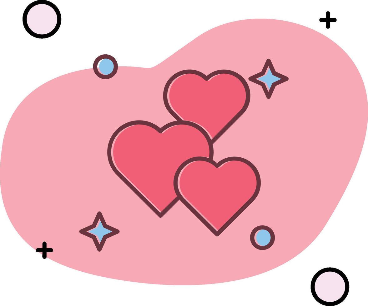 Love Slipped Icon vector