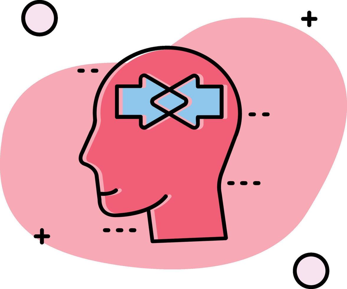 Conflict Slipped Icon vector