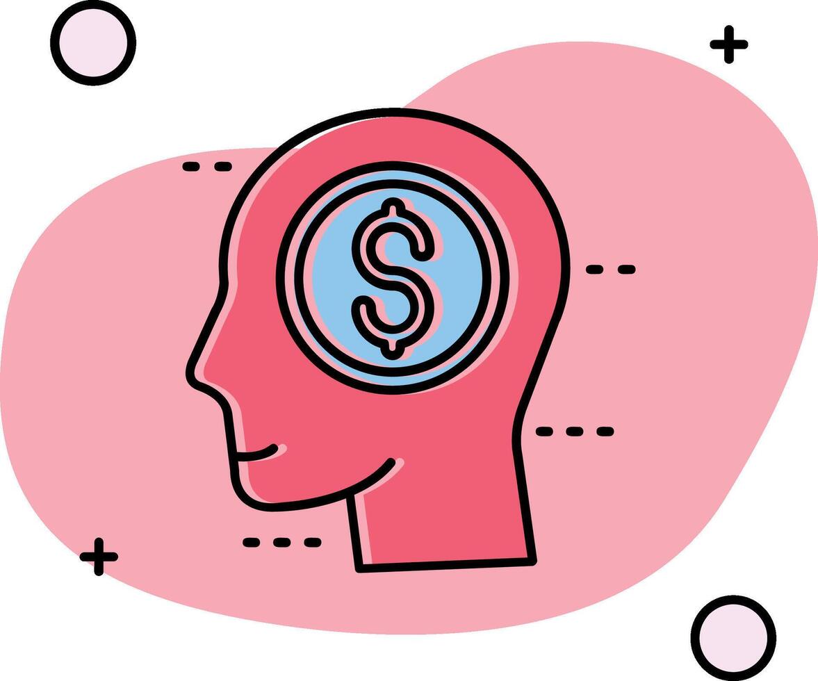Greed Slipped Icon vector