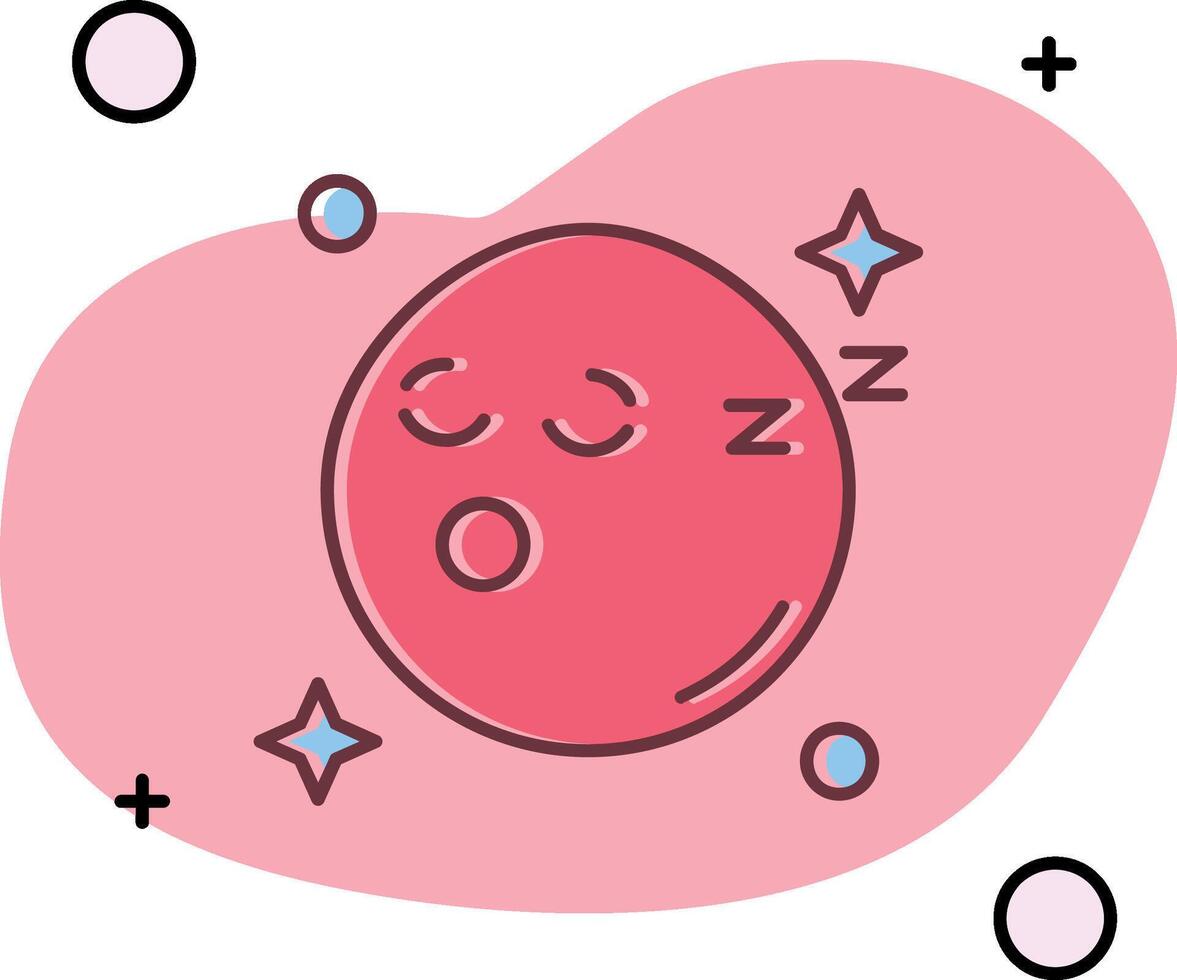 Sleep Slipped Icon vector