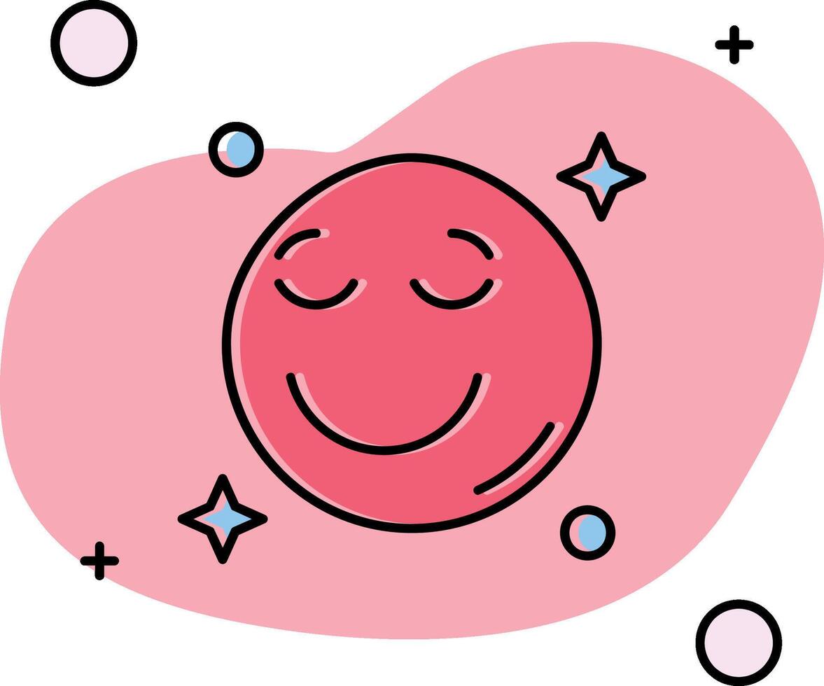 Relieved Slipped Icon vector