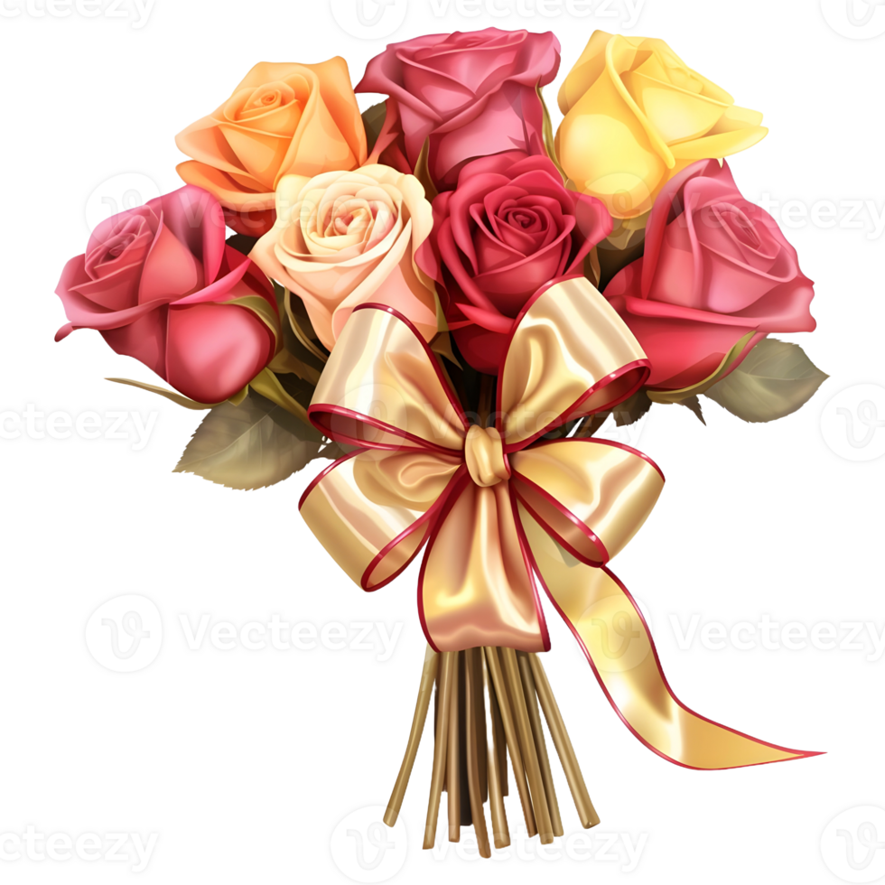 AI generated Flowers Gift Boutique on Transparent background - Ai Generated png