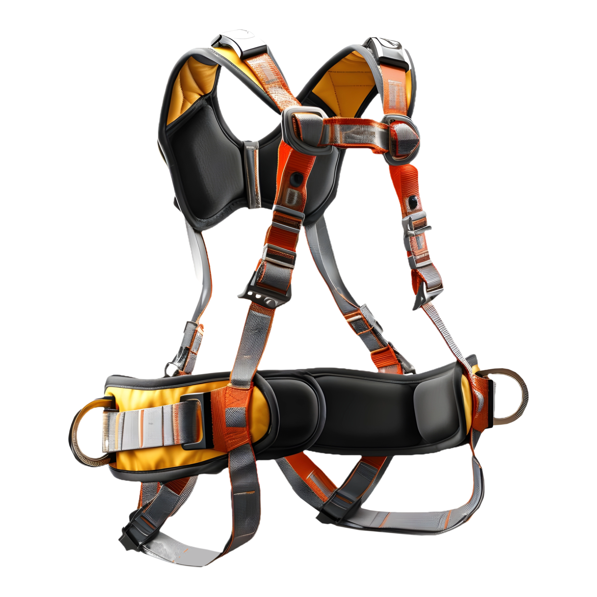 AI generated Climbing Harness Safety Belt on Transparent background