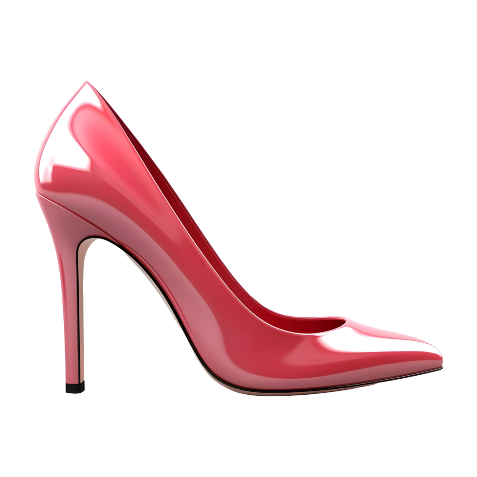 AI generated Woman Heel Sandal on Transparent background - Ai Generated png