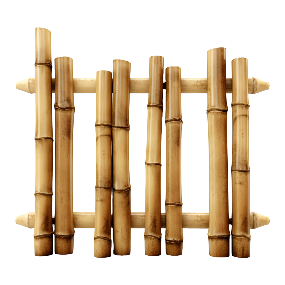 AI generated Bamboo Sticks on Transparent background - Ai Generated png