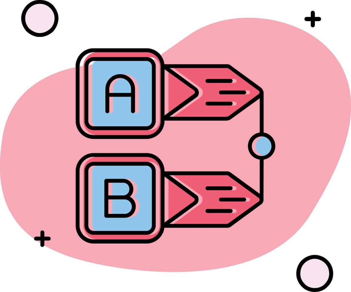 Diagram Slipped Icon vector