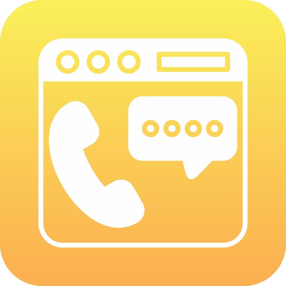 Phone Chat Vector Icon