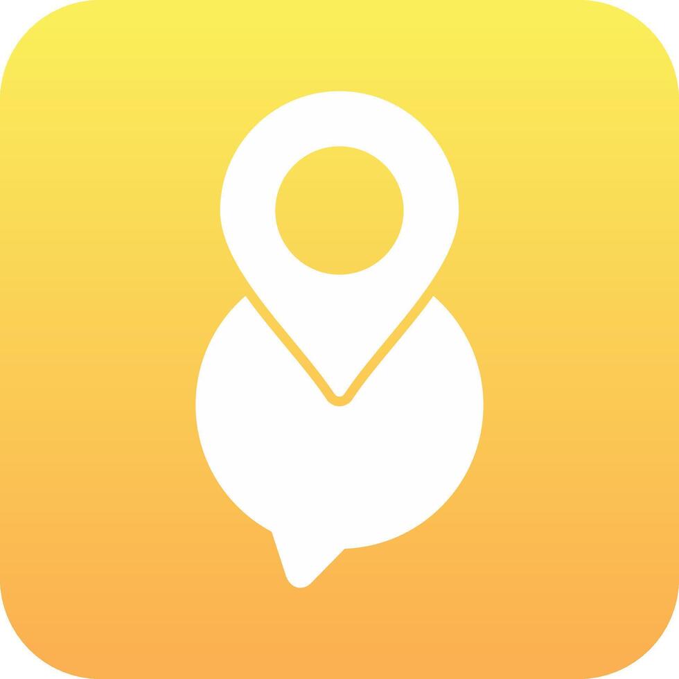 Chat Pin Vector Icon