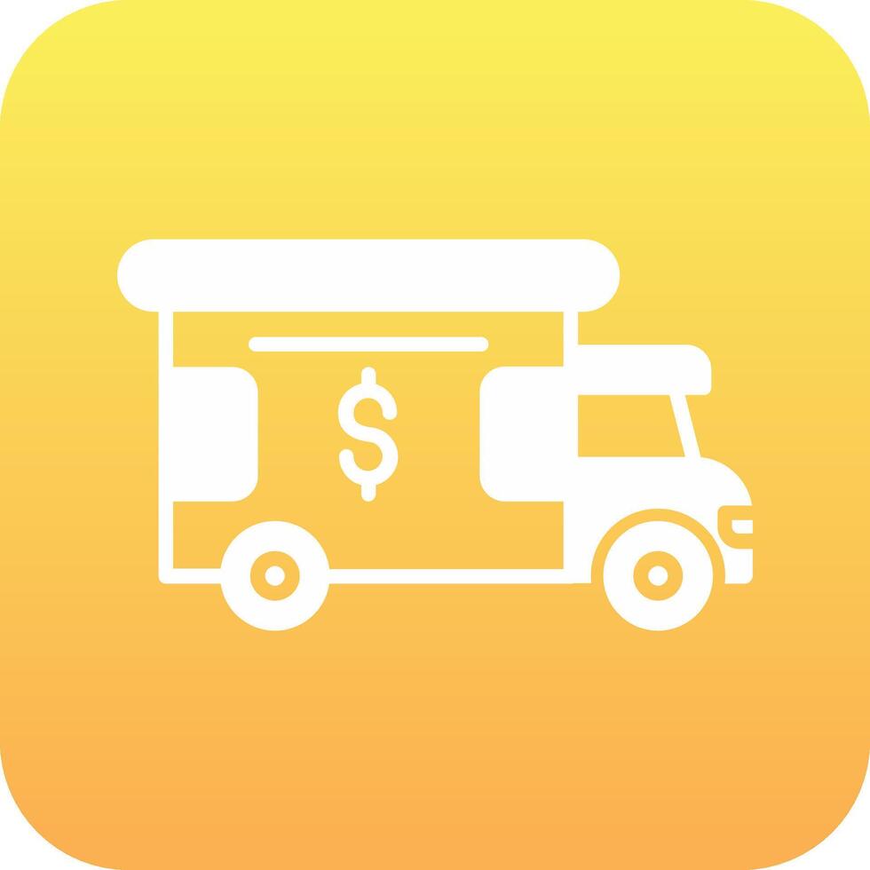 Bank Truck Vector Icon