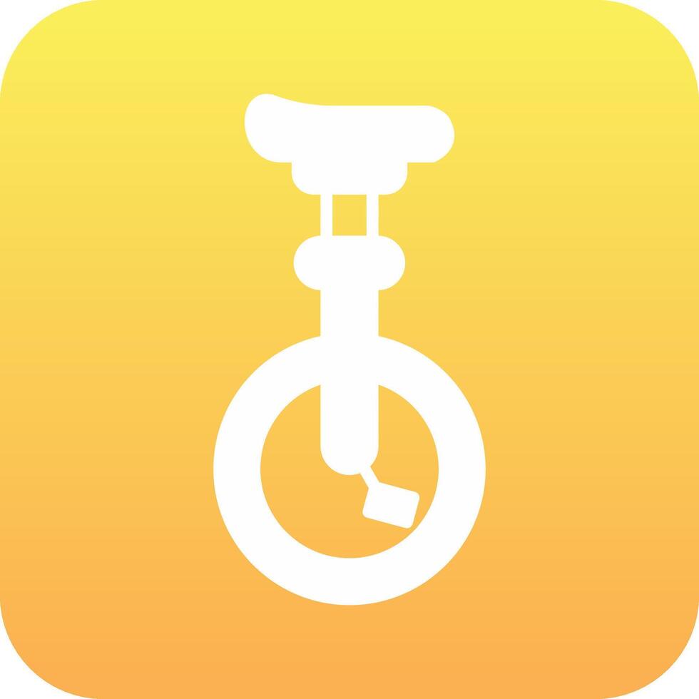 Unicycle Vector Icon