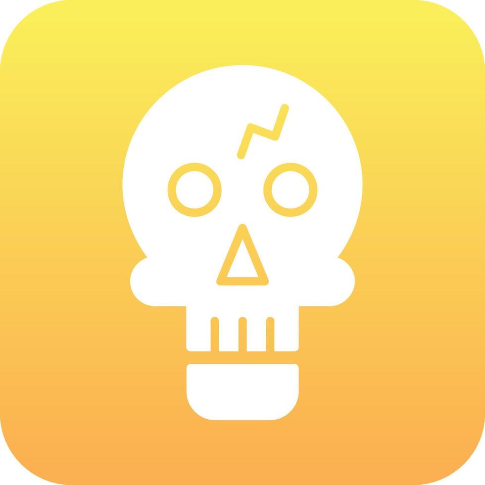 Skull Island Vector Icon