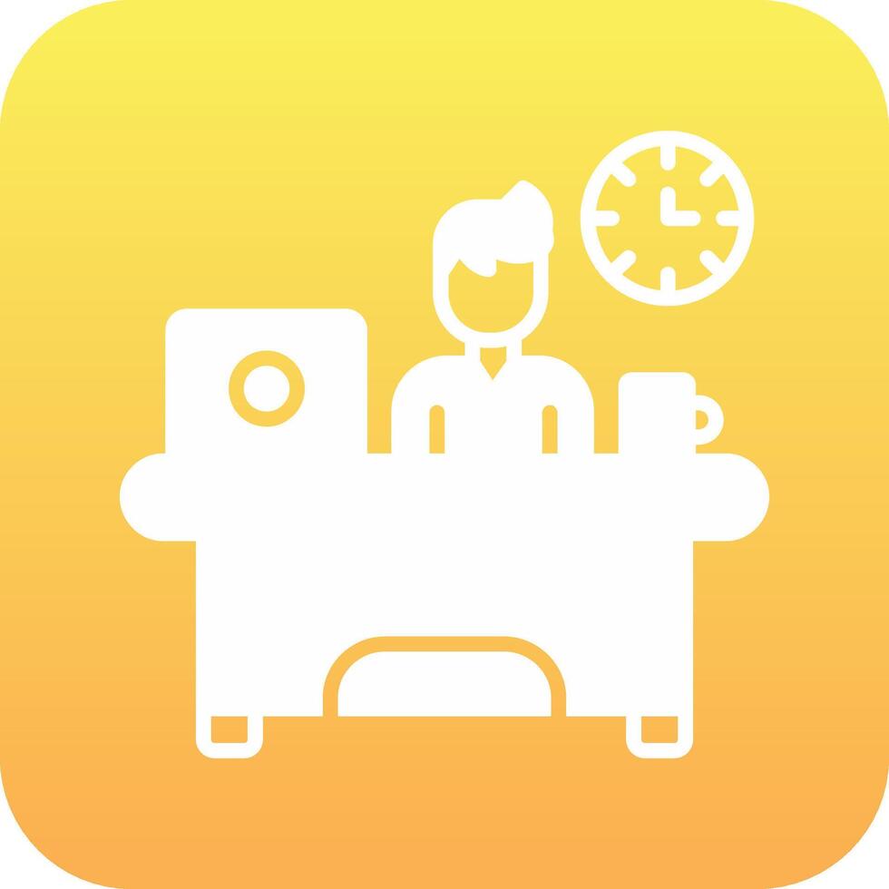 Workaholic Vector Icon