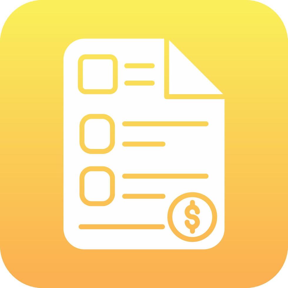 Valuation Vector Icon