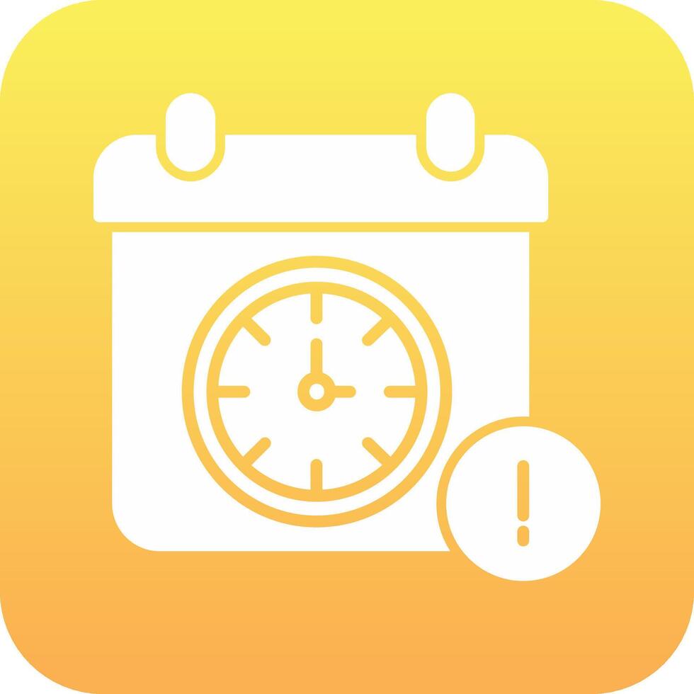 Deadline Vector Icon