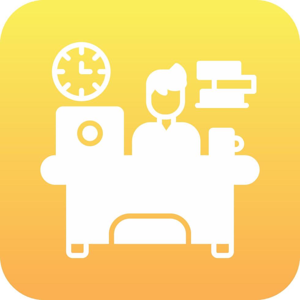 Workaholic Vector Icon