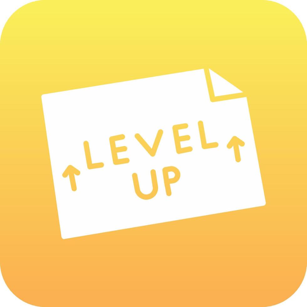 Level Up Vector Icon