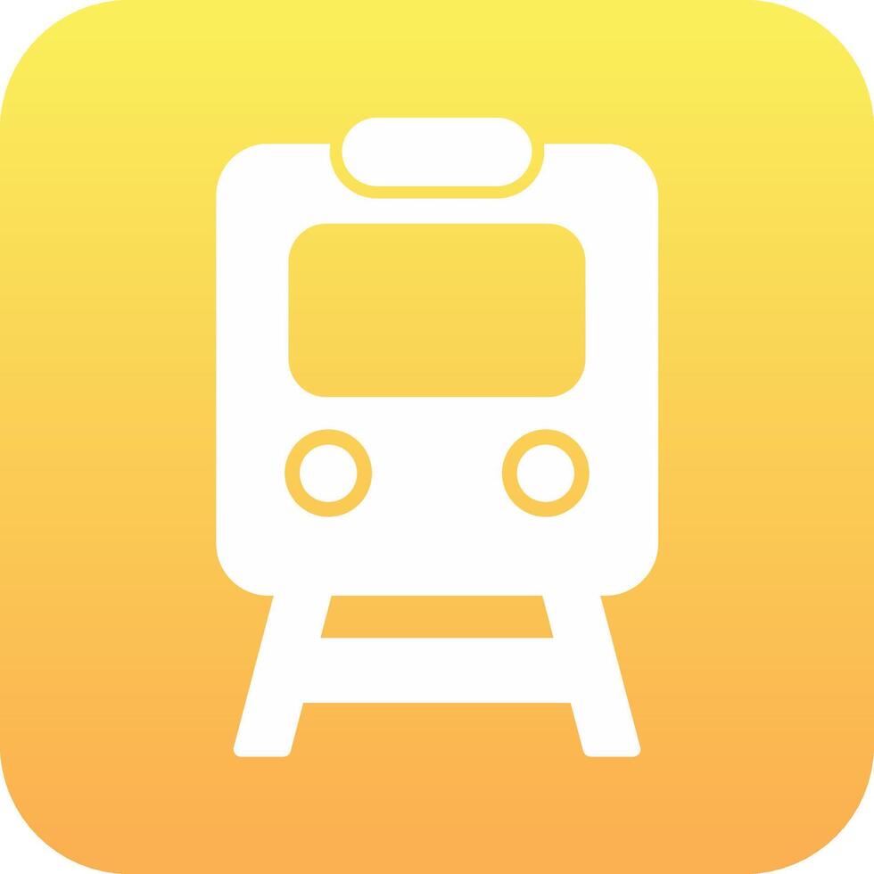 icono de vector de tren