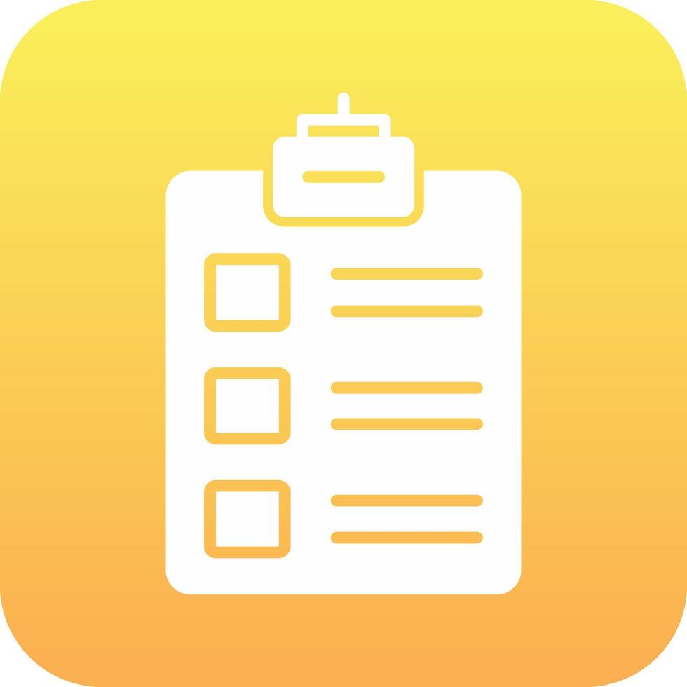 Check List Vector Icon