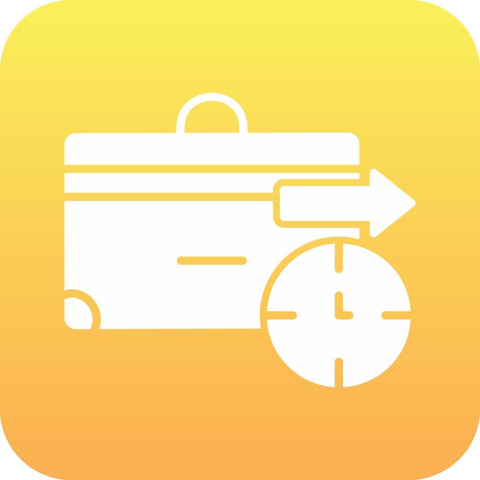 Business Trip Vector Icon