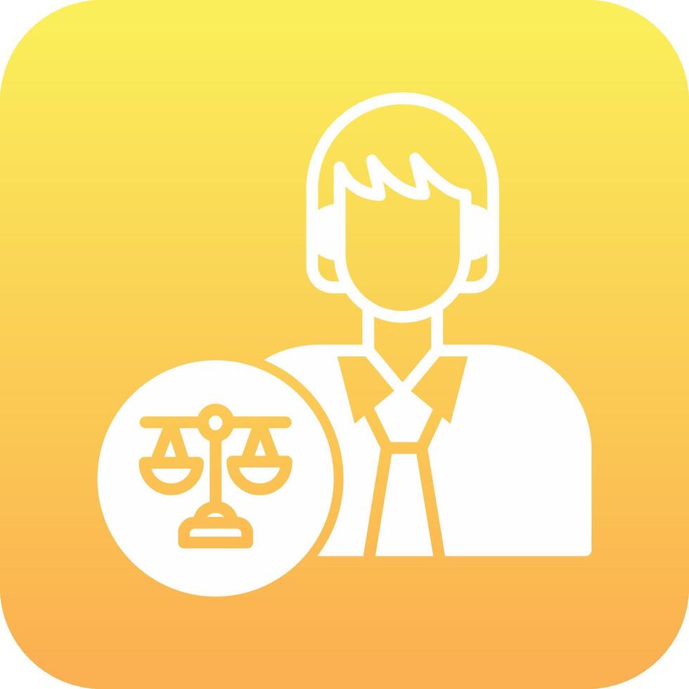 Lawyer Vector Icon
